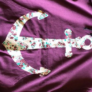 Zumiez Tops - Floral anchor Sweatshirt Zumiez Tops - Floral anchor Sweatshirt